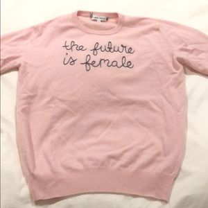 Lingua Franca Future is Female cashmere sweater M